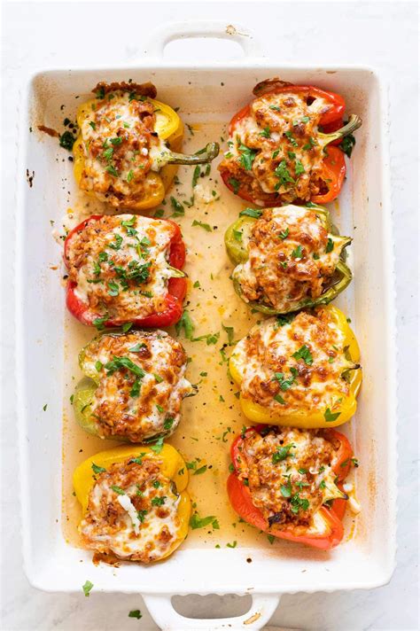 Chicken Stuffed Peppers Ifoodreal