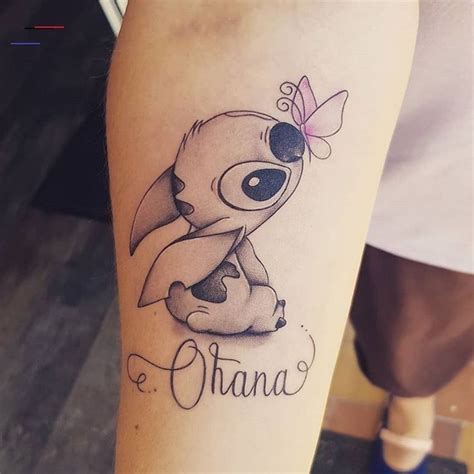 Tatuagem Inspirada No Personagem Stitch Do Filme Da Disney Lilo E