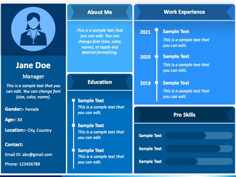 What Is Candidate Profile Printable Templates