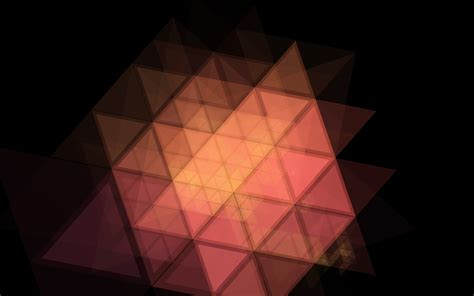 Digital Art Minimalism Simple Black Background Geometry Triangle