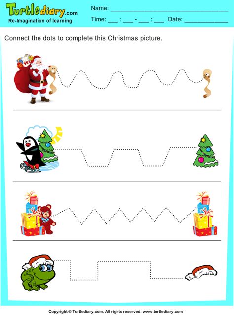 Students find words in the phrase christmas tree and then read definitions to find more words. Tracing Santa Worksheet - Turtle Diary