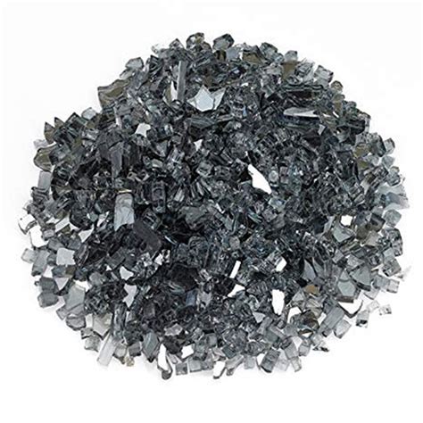Gray Reflective Fire Glass 1 4 Inch