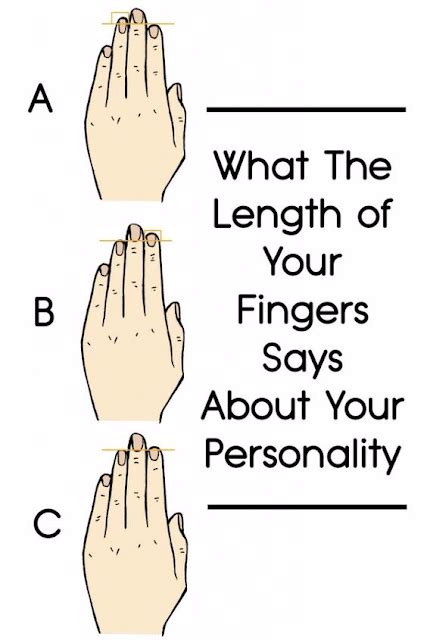Heres What The Length Of Your Fingers Reveals About Your Personality Healthy Lifestyle