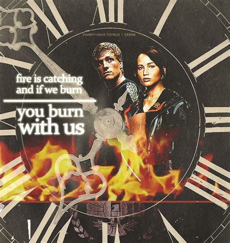 And If We Burn You Burn With Us Hunger Games Quotes Hunger Games