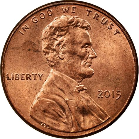 One Cent 2015 Union Shield Coin From United States Online Coin Club