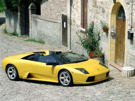 Lamborghini Murcielago Roadster Yellow Hd Background 9to5 Car Wallpapers