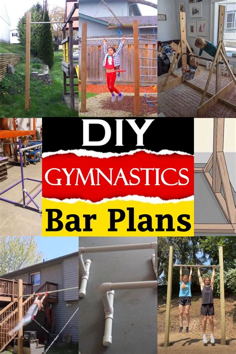 18 Diy Gymnastics Bar Plans And Ideas Diyncrafty