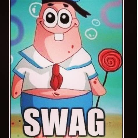 Patrick Has Swag Funny Cartoon Memes Spongebob Patrick Spongebob Pics