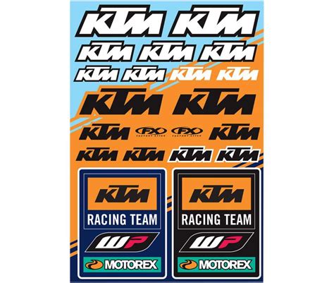 Ktm Racing Kit Stickers Universel 4320 2144