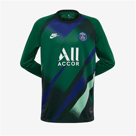 Nike Paris Saint Germain 201920 Kids Third Stadium Gk Shirt Ls Green