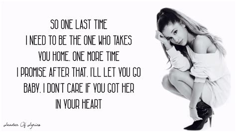 新しいコレクション Ariana Grande One Last Time Lyric Video Unknown 152487