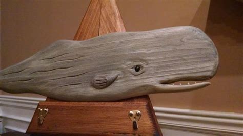 Hand Carved Wooden Whale 22 Long Made In By Plymouthbayartisans Wooden