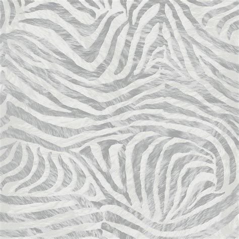 Graham And Brown Zebra Print Animal Faux Fur Textured Wallpaper 32 633