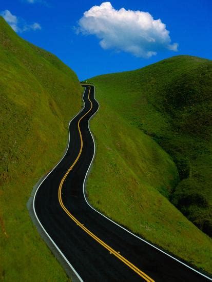 Highway Winding Through Countryside Photographic Print Charles O