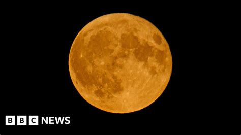 In Pictures Supermoon Captured Over East Of England Bbc News