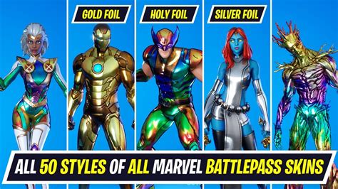 All 50 Sliver Foil Gold Foil And Holo Foil Styles How To Unlock