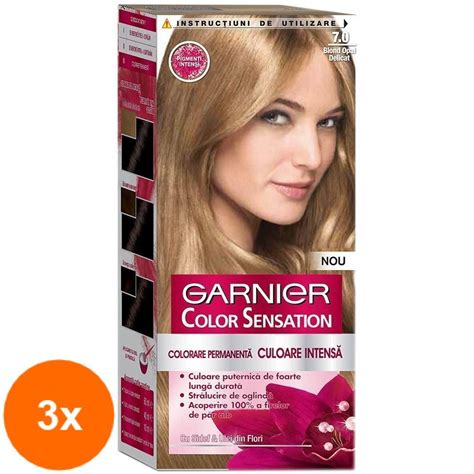 Set Vopsea De Par Permanenta Cu Amoniac Garnier Color Sensation 70