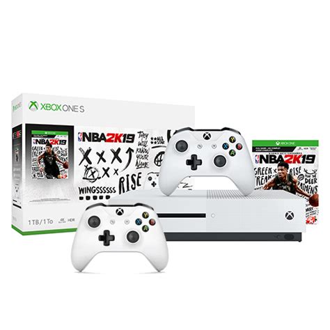 Xbox One S 1tb Nba 2k19 Bundle Xbox Wireless Controller White