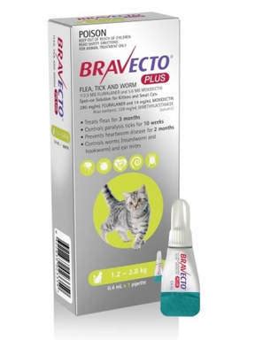 When fleas and ticks feed on your cat, they bravecto topical solution for cats kills 100% of fleas within 8 hours. Bravecto Plus for Cats at Joe's Pet Meds