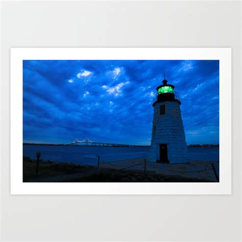 Newport Harbor Lighthouse Art Print By Charlie Gomes Photography Society6