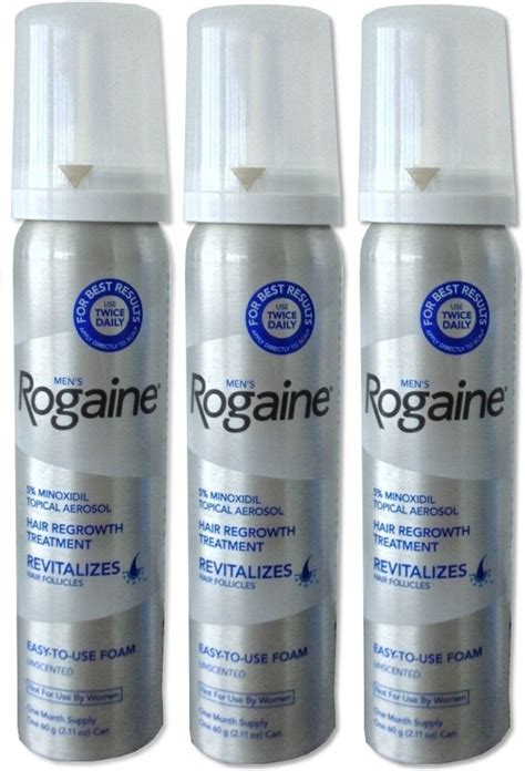 Female hair loss happens for many reasons, including natural aging. Rogaine Hair Loss Treatment Foam Men 3 Months Supply ...