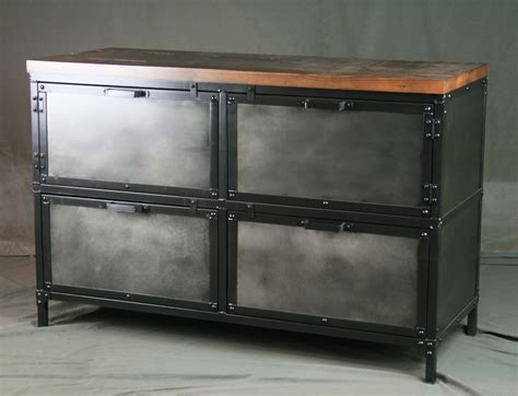 Uline stocks a huge selection of industrial storage cabinets and heavy duty steel cabinets. Industrial File Cabinet with Storage, Industrial Style ...
