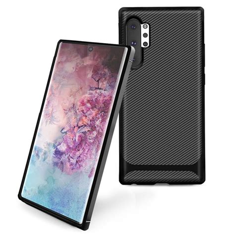 I love the aura glow color and the way it changes color in the light, but not the fingerprint smudges. Coque Samsung Galaxy Note 10 Plus Carbon Case - Noir