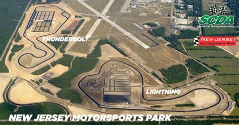 SCDA New Jersey Motorsports Park High Performance Driving Track