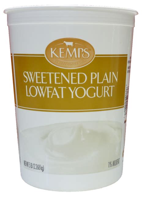 Plain Unsweetened Lowfat Yogurt 5lb Kemps