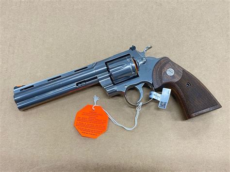 2020 Colt Python Stainless Steel 357 Magnum 6 Revolver With Adjustable