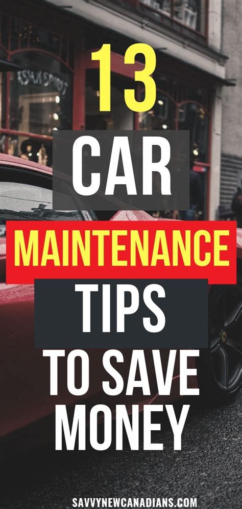 13 Car Maintenance Tasks You Can Diy To Save Money Saving Money Best