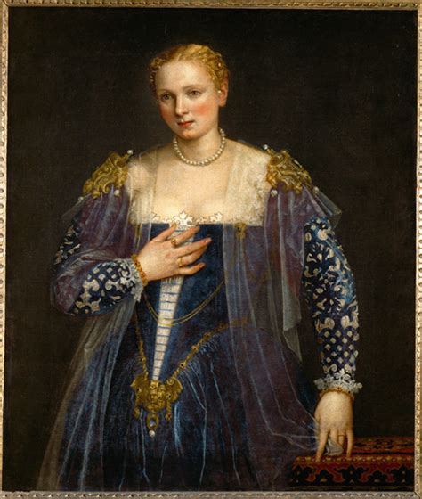 Paolo Veronese Portrait Of A Woman Called La Bella Nani