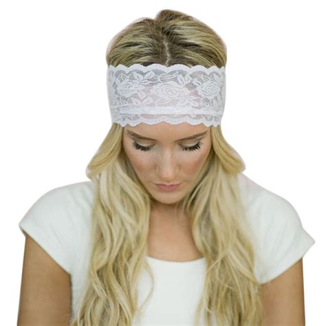 Womens Girls Lace Headband Head Wrap Twisted Hair Band Headdress New