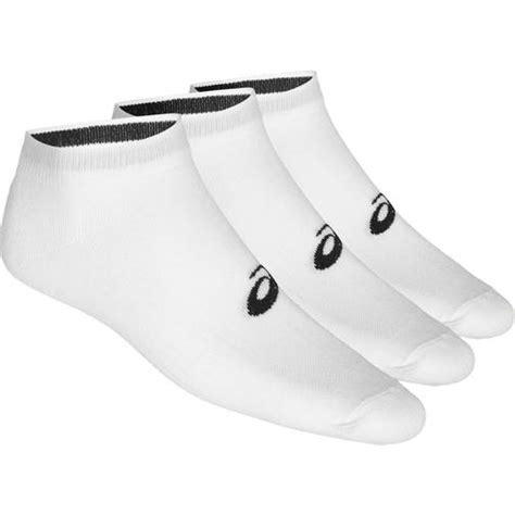 Asics Ped Socks 3 Pack Unisex White • Se Priser
