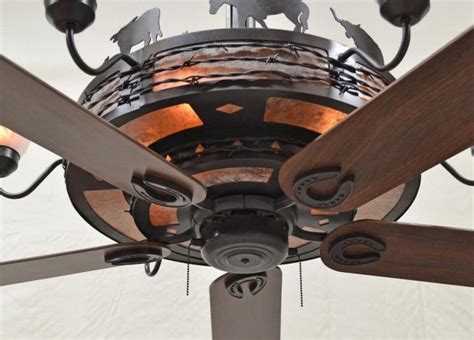 Adding ceiling lights and chandeliers gives your ceilings a focal point while adding light to your interior space. Copper Canyon Rancher Ceiling Fan - Rustic Lighting and Fans