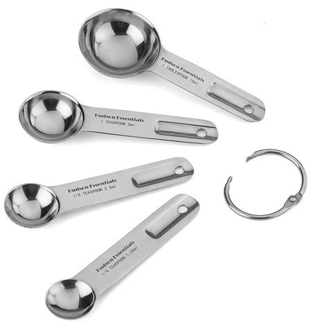 Stainless Steel Measuring Cups And Spoons Set 11pcs Hudson Essentials