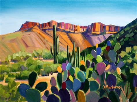 Aravaipa Canyon Southwest Art Gallery Tucson Desert Landscape
