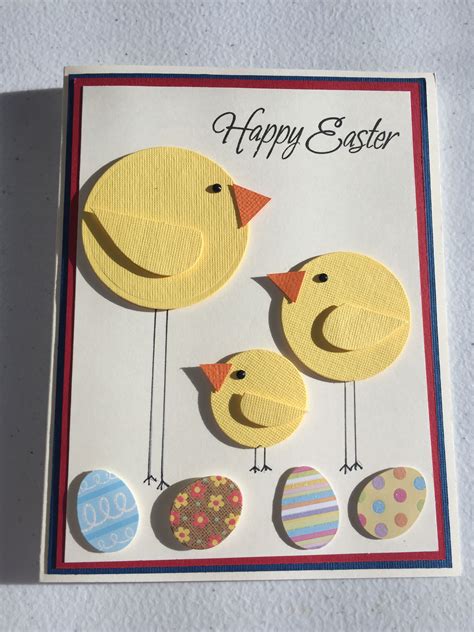 Good Use Of Scraps Easter Art Easter Crafts Diy Easter Cards