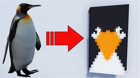 How To Make A Penguin Banner In Minecraft Youtube