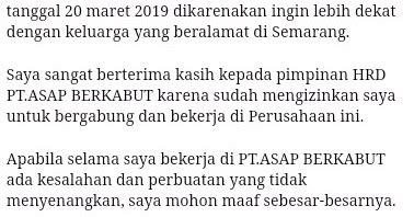 Contoh surat resign karena alasan keluarga. √ Contoh Surat Resign, Pengunduran Diri Karena Ingin Dekat ...