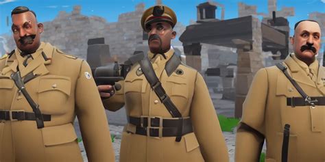 Adolph Hitler As A Fortnite Skin High Quality 8 K Stable Diffusion