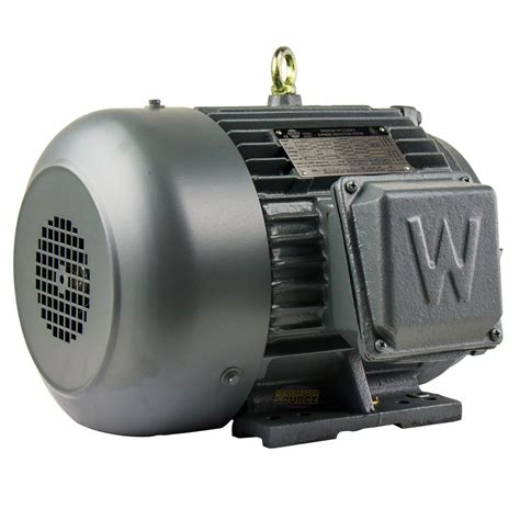 5 Hp 3 Phase Electric Motor 3600 Rpm 184t Frame Tefc 230460 Volt Seve