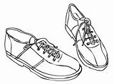 Shoe Shoes Outline Bowling Clip Clipart Cliparts Library Walking sketch template
