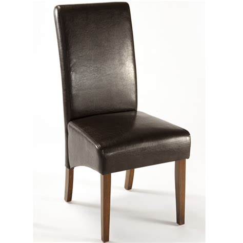 Get 5% in rewards with club o! Reno Dark Brown Faux Leather Dining Chair REN03 15400
