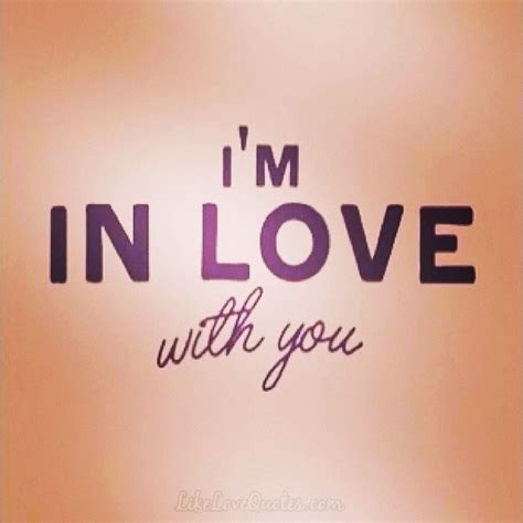 Love is one of the most delightful emotions on the planet. Im In Love With You Quotes. QuotesGram