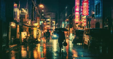 A Rainy Night In Tokyo 1600×1064 Wallpapers