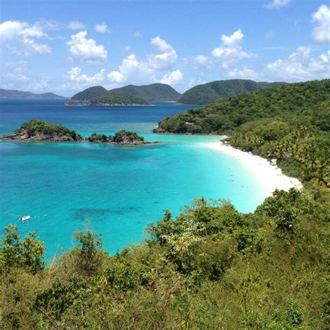 Trunk Bay St John North Coast Us Virgin Islands Best