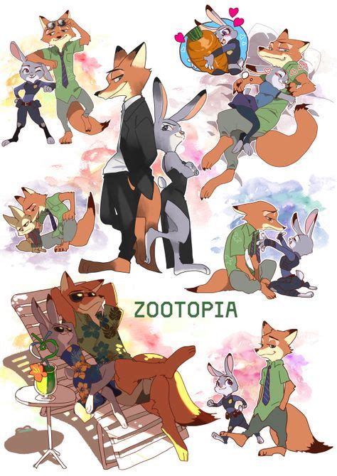 480 Zootopia Nick And Judy Ideas In 2021 Zootopia Nick And Judy