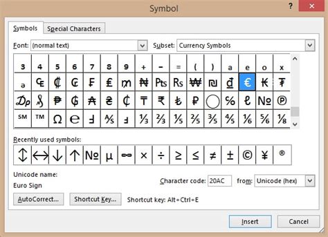 Three Ways To Insert Currency Symbols In Microsoft Word