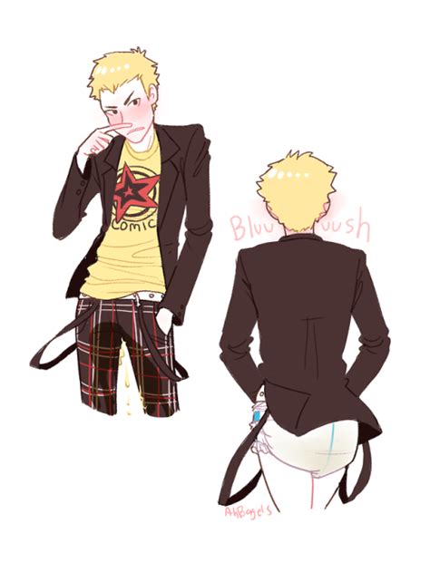Thumbs Pro Ah Bagels Ryuji Is Such A Pee Babe Look At All That Yellow Hes Sporting Eyes